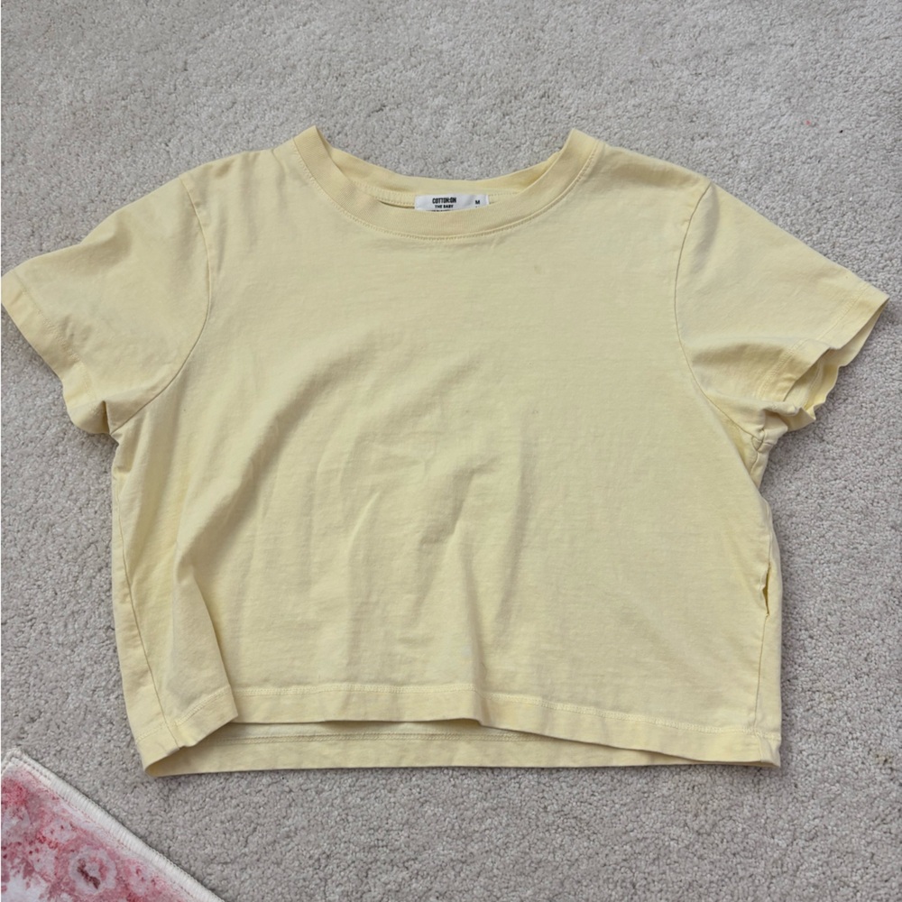 Cotton On Yellow Short Sleeve Tee